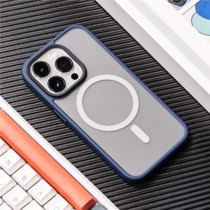 Ốp lưng chống sốc cho iPhone 12 13 14 Pro / Pro Max hỗ trợ sạc từ tính hiệu Likgus PC Ultra-thin Frosted Magnetic Case (mặt lưng nhám mờ gờ bảo vệ Camera 0.5mm) - Phân phối bởi Hotphukien