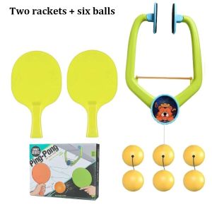 FUDESHE Hand-eye Coordination Door Ping Pong Game Set with Racket and Balls Adjustable Door Jam Ping Pong for Kids Funny Improve Concentration Hanging Table Tennis Over The Door