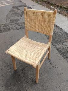 Free delivery 💯 ส่งฟรี Rattan Dining Chair เก้าอี้หวายทั้งตัว โครงไม้สัก Rattan chair Teak Wood