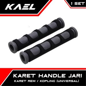 Karet Handle Jari Rem-Kopling Universal Motor Bebek-Matic-Sport Handel Domino Variasi Warna Cover Busa Merah-Abu-Orange-Biru-Hijau-Kuning Honda-Yamaha-Suzuki