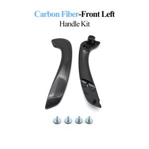 Carbon Black Car Interior Front Left Right Door Handle Kit For Renault Megane 3 MK3 Fluence 2008-2016 809540001R 809600007R