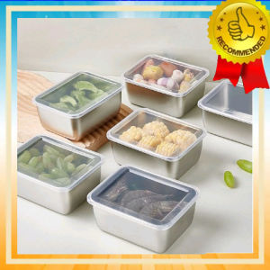Stainless Organizer Multifungsi / Kotak Kulkas Stainless  / Stainless Cover Kotak / Wadah Makanan