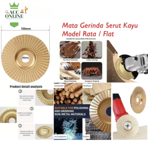 Mata Gerinda Serut Kayu Rata Cembung Mata Gerinda Carving Saw Wood Shaping