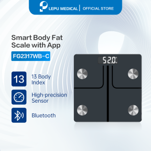 Lepu Digital Bluetooth Rechargeable Weighing Body Fat Weight Scale Smart Weight Machine Timbang Berat Bedan High Accuracy Weight Scale Monitor with Heart Rate 15 Body Composition Scale Penimbang Berat Badan 體脂秤