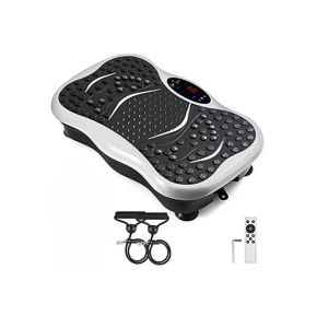 Vibration Plate Exercise Machine Adjustable Speed Oscillating Platform for Fat Burning & Lazy Slimming Workout