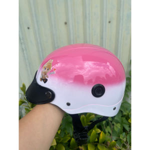 DANSHOP Thời Trang - An Toàn Mũ Bảo Hiểm Nửa Đầu 1/2 Sơn Nhám Có Lỗ Thông Gió Freesize Cho Nam Nữ