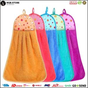 Kain Lap Tangan Gantung - Hand Towel Handuk Wastafel Dapur Kamar Mandi - Microfiber Serbet Pengering Tangan Basah Serap Air