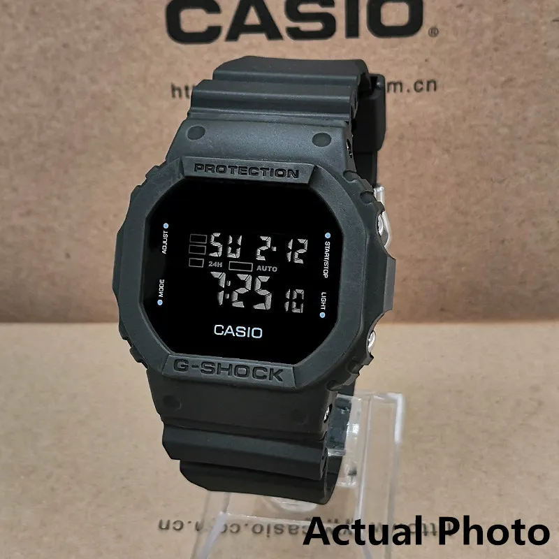 CASIO Couple Watch Square Black CASIO Square Watch For Men Black