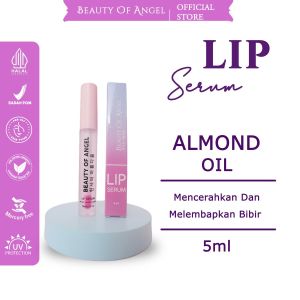 Beauty Of Angel Lip Serum Almond Oil 5ml - Lip Serum Untuk Bibir HItam Pelembab Bibir Menjadi Pink
