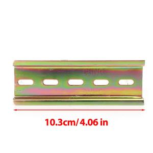 YESPERY C45 DIN Rail - 35mm Standard DIN Rail Length 10/15/20/30cm for Control Cabinet & Electrical Panels Relay Rail