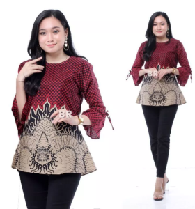 Couple Batik keluarga Terbaru Motif Mowo Merah