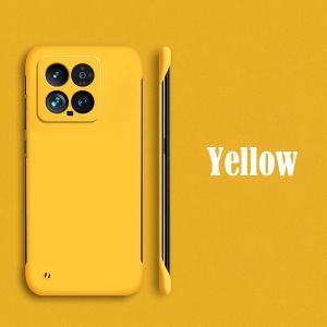 Case For Xiaomi14 Xiaomi Mi 14 Pro Mi14 14Pro 5G 2023 Hard PC Phone Casing Back Cover Shell Shockproof Bumper Frameless Ultra Thin No Frame Four Corner Enhance Skin Feel
