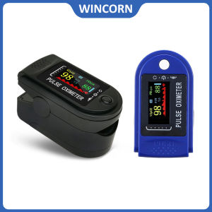 Finger Pulse Oximeter Fingertip Home Pulse Oxygen Saturation Detector Heart Rate Monitor Oximeter