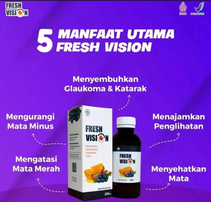 ORI || FRESH VISION MADU HERBAL ALAMI MEMBANTU PELIHARA DAN MEMPERTAJAM ...