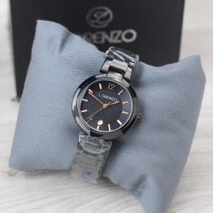 Jam tangan Lorenzo 1069L tanggal aktif tali rantai analog original wanita
