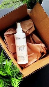 BASK & LATHER Hydrating Hair Mist Leave-In Conditioner Itchy Scalp Relief Detangler Curl Definer Aloe Vera Avocado Oil For All Hair Types 8 oz