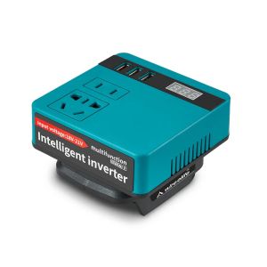 NEW battery Power Inverter 120W Power Inverter DC 18V To 220V Inverter Adapter Power Supply Inverter 2USB port For Home Appliances For Makita 18V Battery