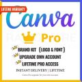 Canva Pro Lifetime |  Upgrade Own Account  | Fast Delivery | Unlimited Design Templates. 