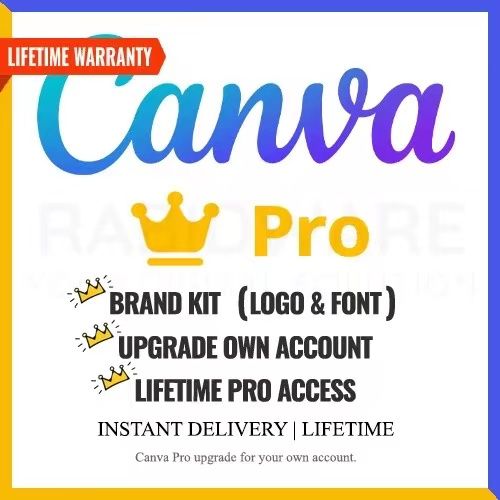 Canva Pro Lifetime |  Upgrade Own Account  | Fast Delivery | Unlimited Design Templates