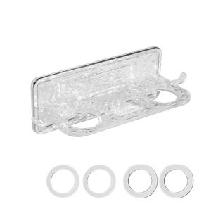 HUYAN Sáng Tạo Giá để đồ phòng tắm Gắn tường Di động Hộp đựng kem dưỡng da Tinh tế Có móc Giá đựng sữa tắm Dụng cụ đựng đồ nhà vệ sinh