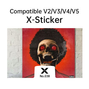 X-STICKER Skull V2 V3 V4 DECALS STRETCHABLE WATERPROOF
