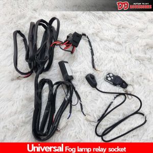 ชุดสายไฟ สายรีเลย์ ชุดรีเลย์ไฟตัดหมอก สายไฟตัดหมอก ตัวทำไฟกระพริบ มีรีโมทในชุดด้วย Dmax Vigo Revo ทั่วไป