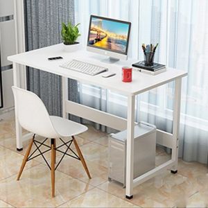 Bàn máy tính bàn làm việc bàn học sinh đầy đủ linh kiện lắp ráp chất liệu khung thép sơn tĩnh điện chịu tải cao. KT 80 x 40 x 75cm