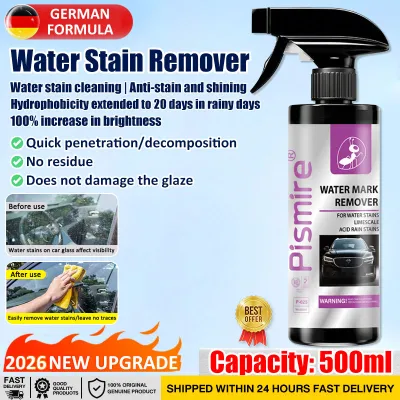 【24-hour delivery】car windscreen cleaner 500ml car window cleaner water repellent car glass cleaner fluid car glass oil film remover car wind screen cleaner car water mark remover glass car water spot remover water stain remover 水印去除剂 玻璃油膜去除剂 油膜去除剂