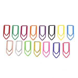 ที่หนีบเอกสารรูปทรงดินสอสีคลิปหนีบกระดาษโลหะที่มีสีสันสำหรับการจัดระเบียบเอกสารที่มีประสิทธิภาพและการใช้ที่คั่นหน้าอย่างสร้างสรรค์