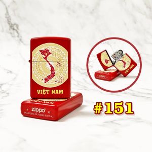 BẬT LỬA ZIPPO SƠN TĨNH ĐIỆN CÓ MỘC ĐÁY HÌNH TRỐNG ĐỒNG ĐÔNG SƠN BẢN ĐỒ VIỆT NAM #151