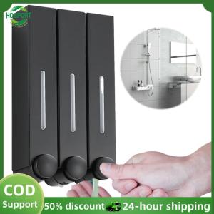 【HOSPORT】Shampoo and Conditioner Dispenser No Drill 500ml Refillable Shower Dispenser 500ML Soap Dispenser for Home & Kitchen【1-3 days delivery】