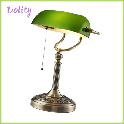 Dolity Vintage Bankers Lamp Banker Desk Light Bedside Lamp Desk Lamp for Bedroom Meeting Room