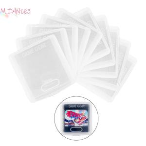 【E-WOITD】 Single Game Card Storage Display Box For Game Gear Cart GG Clear Replacement GameGear Protective Case