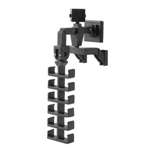 ABS Plastic Wall Mounted Robot Hair Clips Holder For Girls Bedroom Accessories Storage Shelf Easy Installation Design