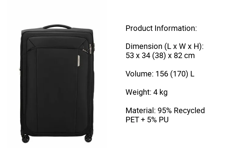 Samsonite Respark Spinner 82/31 EXP | Lazada Singapore