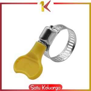 SK-C1113 Stainless Klem Selang Air Serbaguna / Klem Selang Kuping Cincin Pengunci 1/2 Inch - 1 Inch