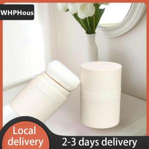 [COD] WHPHous Ship within 24 hours 10ml Mini Empty Refillable Loose Powder Box With Powder Puff Diy Cosmetic Powder Case Blusher Finishing Powder Jar Container