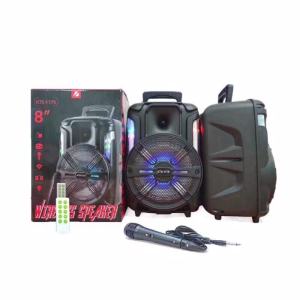 ลําโพงบลูทูธ ดอก 8 นิ้ว เสียงดัง KTS-1175 ลําโพงคาราโอเกะ แถมฟรี ไมโครโฟน รีโมทและสายชาร์จ