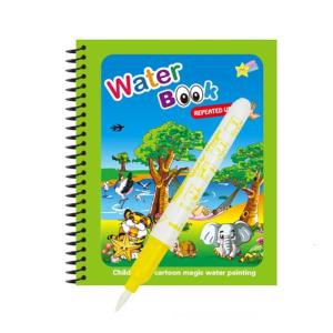 Reusable Water Books For Kids Portable Educational Drawing Toy Enhancing Imagination And Color Recognition