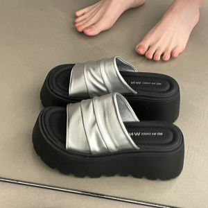 Free Shipping 5CM Thick-Soled Sandals For Women Designed To Make Petite Women Look Taller Perfect For Summer Wear 2026 New Style With A High-End Aesthetic Ideal For The Beach