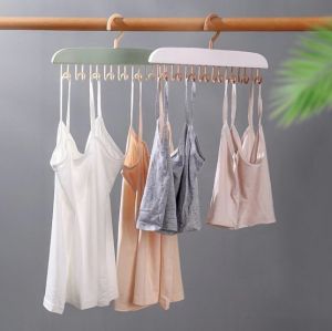 Hanger Gantungan Lemari 8 Hook Gantungan Baju Tas Topi Dasi 8 Kait Gantungan Multifungsi