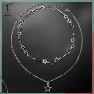 🔥ส่วนลด 10 บาท สำหรับการซื้อ 1 ชิ้น🔥ราคาถูก สร้อยคอสแตนเลสกลวงรูปหัวใจสำหรับผู้ชายผู้หญิงสร้อยคอคอโลหะแนวพังค์สุดหรูเครื่องประดับฮิปฮอป