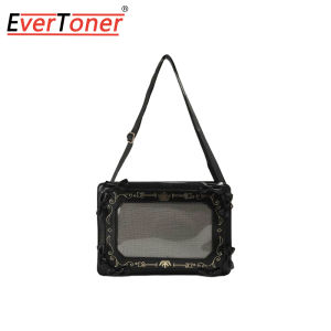 EverToner PU material square crossbody bag for women Japanese collegiate style single-shoulder crossbody bag
