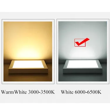 LED12˝24W Square SurfaceMount Panellight Downlight Ceiling Light Lamp Lampu (White)(Warmwhite)