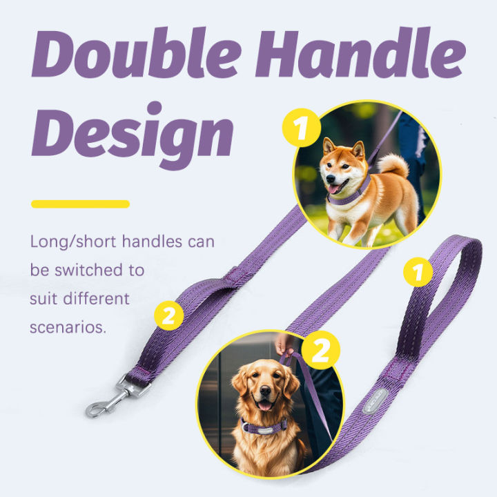 HamshMoc%20Dog%20Collar%20Leash%20Set%20Dual%20Function%20Two%20Handle%20Adjustable%20360%20Rotation%20Reflective%20-%20Image%207