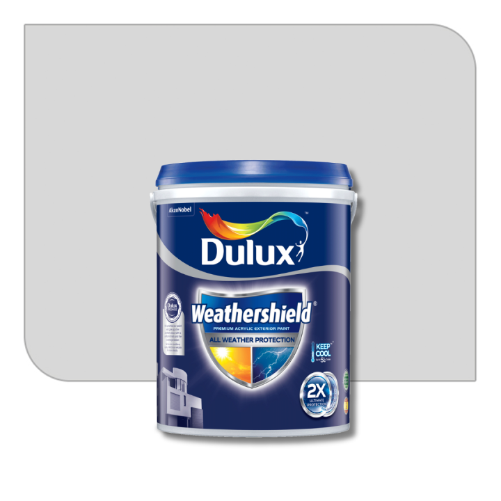 Dulux Weathershield Exterior Wall Paint (Pastel Cool Neutral Colours