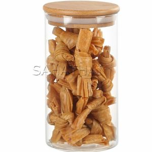 SH.Thai โหลแก้วฝาไม้ ฝากันความชื้นเป็นไม้ไผ่ โหลพาสต้า Borosilicate glass storage tank