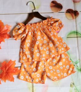 105k 3 Bộ đồ hoa cúc vai bo thun siêu đáng yêu bộ đồ cho bé gái 1-3 tuổi chất vải lụa cực mềm mịn ĐỒ BỘ DỄ THƯƠNG NOVA SHOP