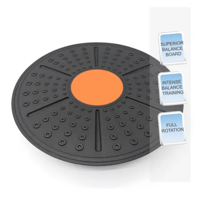 GYM·PRO Fitness Balance Board 36cm- 360° Rotation for Balance Coordination Posture - PP Boards with 20° Tilting Angle for Workouts - Premium Core Trainer Equipment