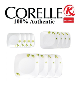CORELLE Square Dinnerware 12 Piece Set